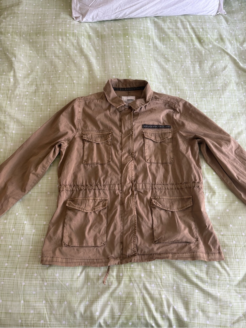 Womens Khaki Cargo Jacket